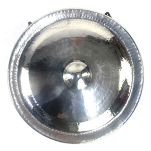 Traditional Himalayan ceremonial gong with hand-finished surface