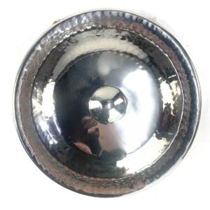 Small German silver gong for meditation and sound healing