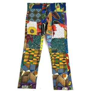 Colourful and vibrant patchwork pants from Africa