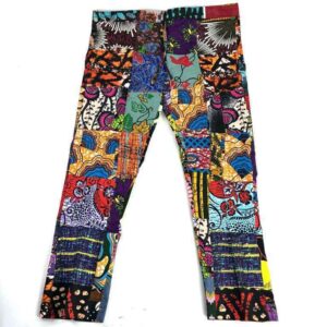 Handmade colourful performance pants from Ghana