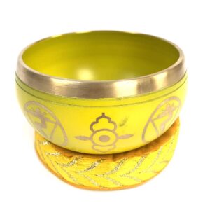 Ashanti singing bowl - yellow
