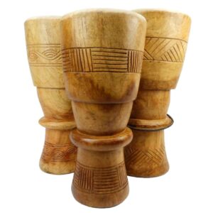 Bougarabou shells made in Ghana for African Drumming