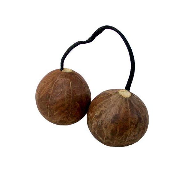 aslatua double gourd shaker from ghana