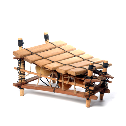 Our Pentatonic Marimba's are handmade in Ghana with kiln dried twenaboa keys and gourd resonators. All come complete with a set of mallets.