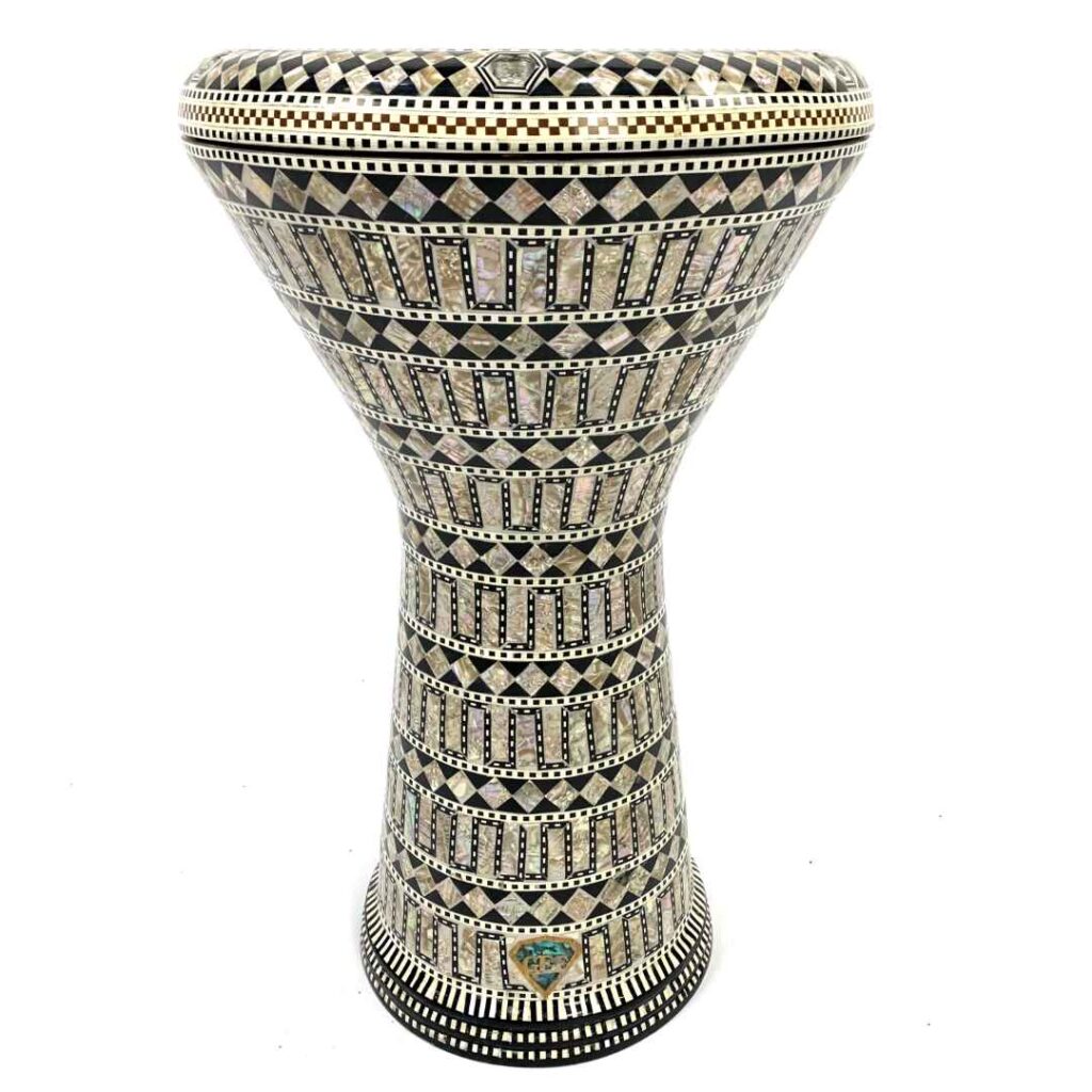 mother of pearl darbuka hand made in Egypt