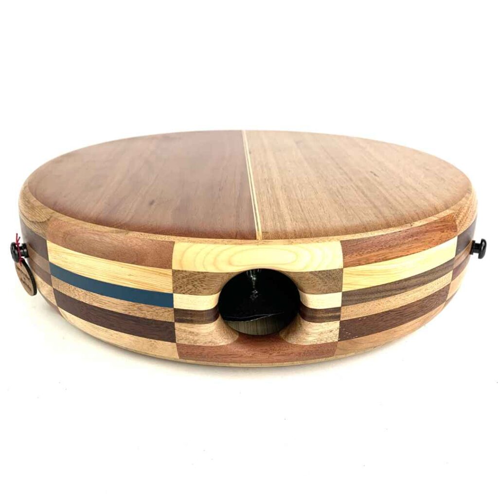 lap cajon reclaimed timber drum