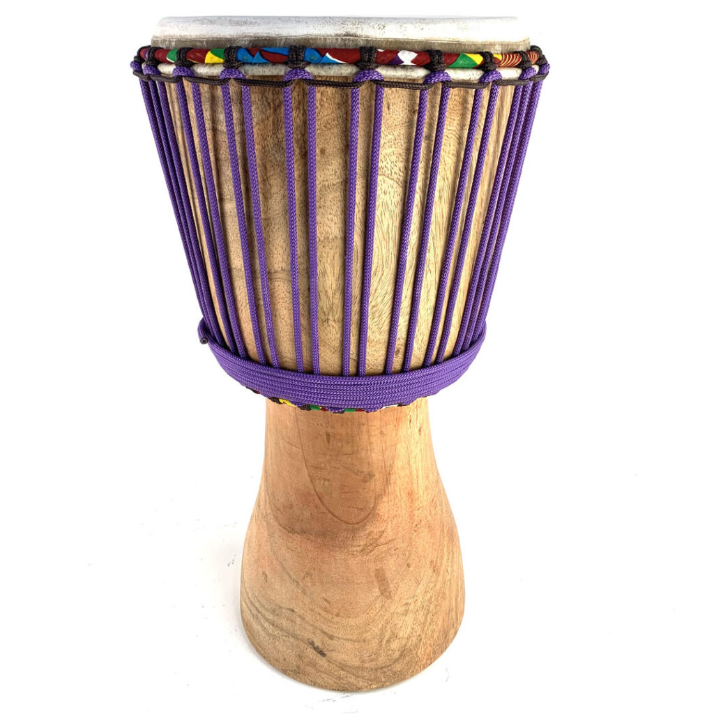 hand carved ghana djembe goat skin