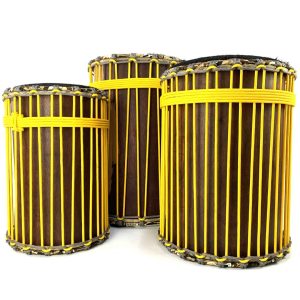 mali dun set from khadi timber and cow skin