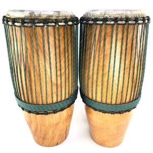 african congas with cow skins