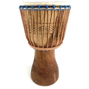 ghana djembe with colourful rope