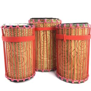 set of duns from ghana with red rope