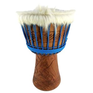 ghana djembe with hair on