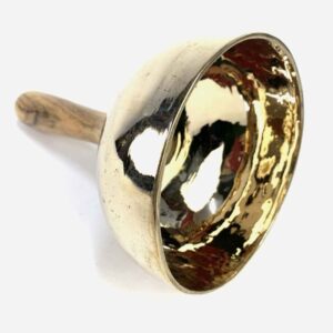 Handcrafted Himalayan 5 metal singing bowl with handle for sound healing