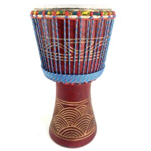 re coloured ghana djembe with cow skin