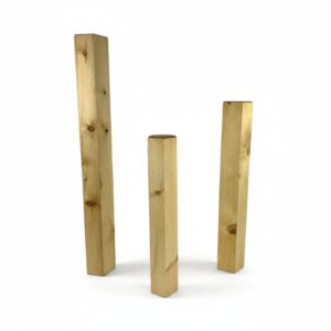 Wooden rain columns in 51 cm, 61 cm and 82 cm sizes