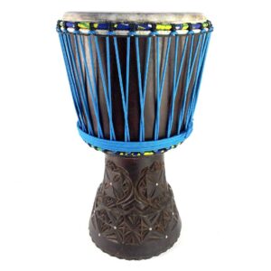 Mali Djala hardwood djembe with medium natural goat skin