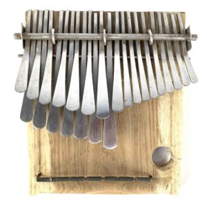 Traditional Zimbabwean Mbira tuned to key of A with metal keys