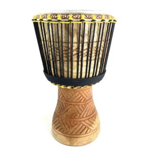 12 inch Ghana Twenaboa djembe with medium goat skin