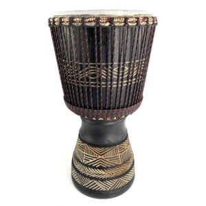 12 inch Ghana Twenaboa djembe with medium thick yearling skin