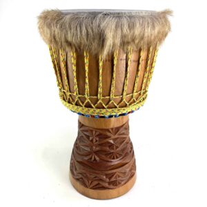13 inch Primo Series Guinea Lenke hardwood djembe with medium Australian goat skin