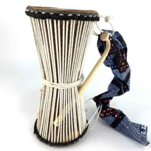 Traditional Senegalese Tama with lizard skin heads and tension cords