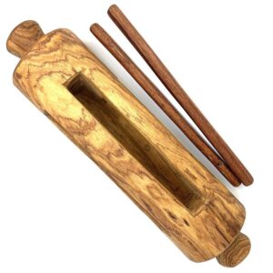 master series krin log drum from Mali with two hardwood strikers